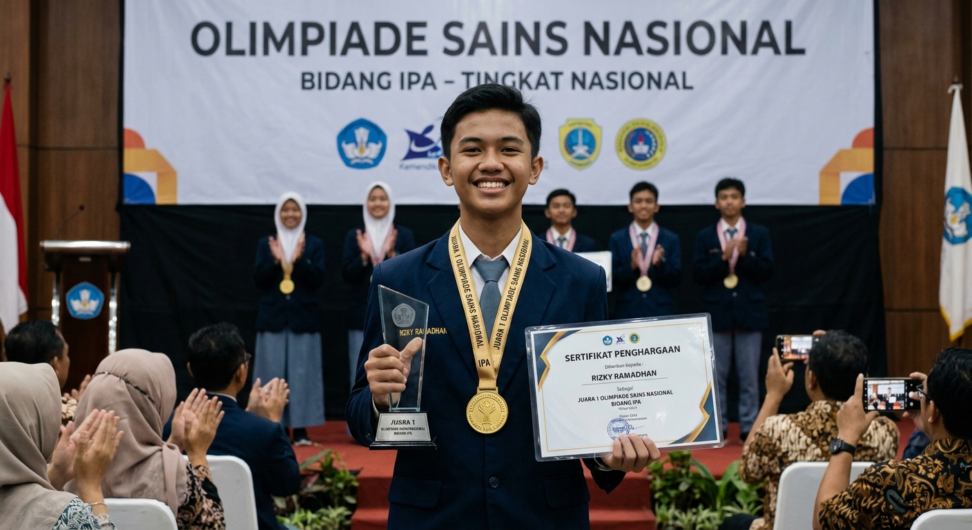 Juara 1 Olimpiade Sains Nasional Bidang IPA