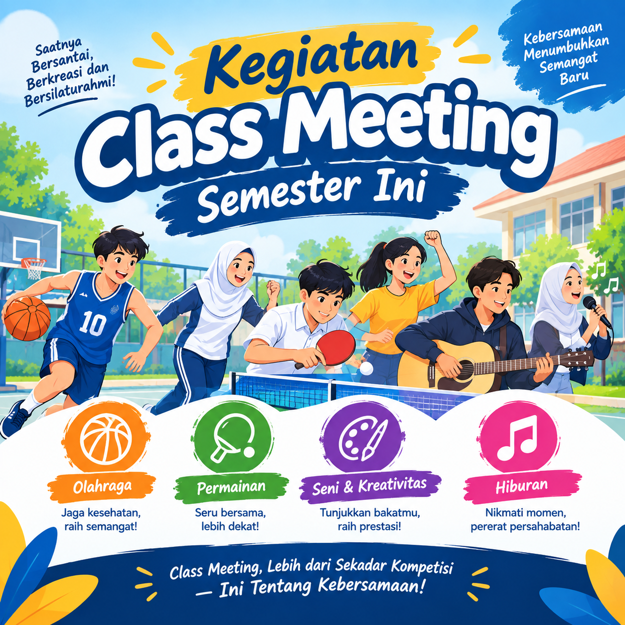 Kegiatan Class Meeting Semester Ini